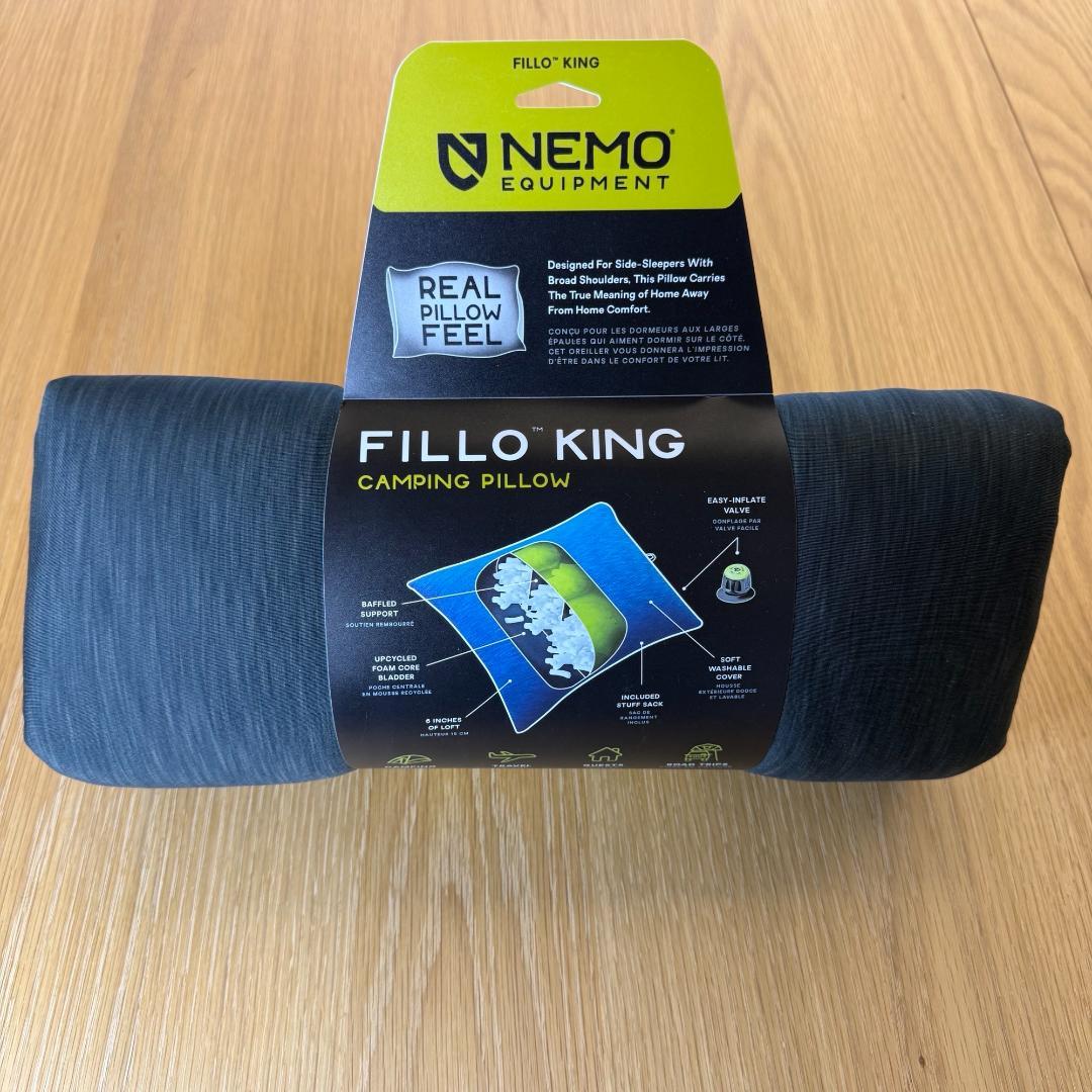 ★新品 NEMO Fillo King 登山枕 快眠 横向き寝 軽量 UL枕