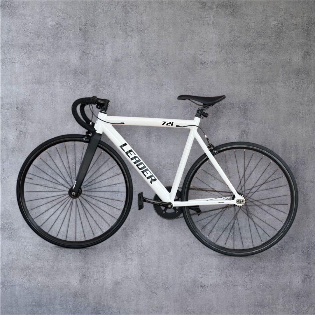 【美品】LEADER 721 ピストバイク ホワイト