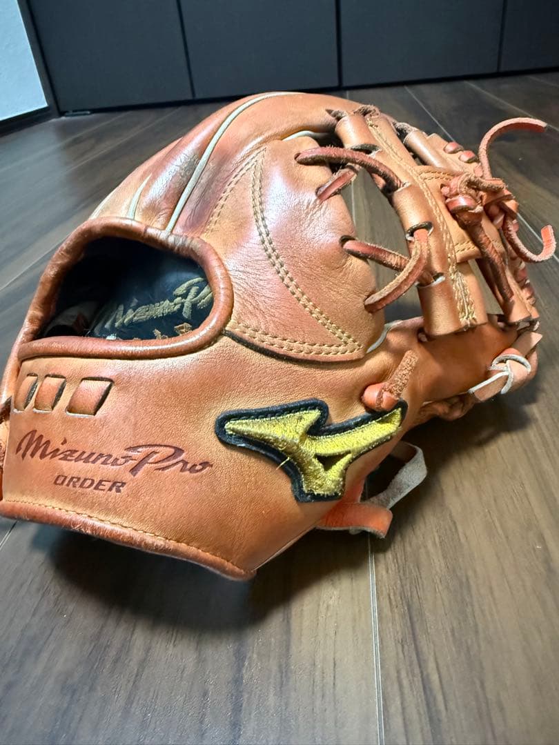 MizunoPro ORDER 硬式グローブ オレンジ