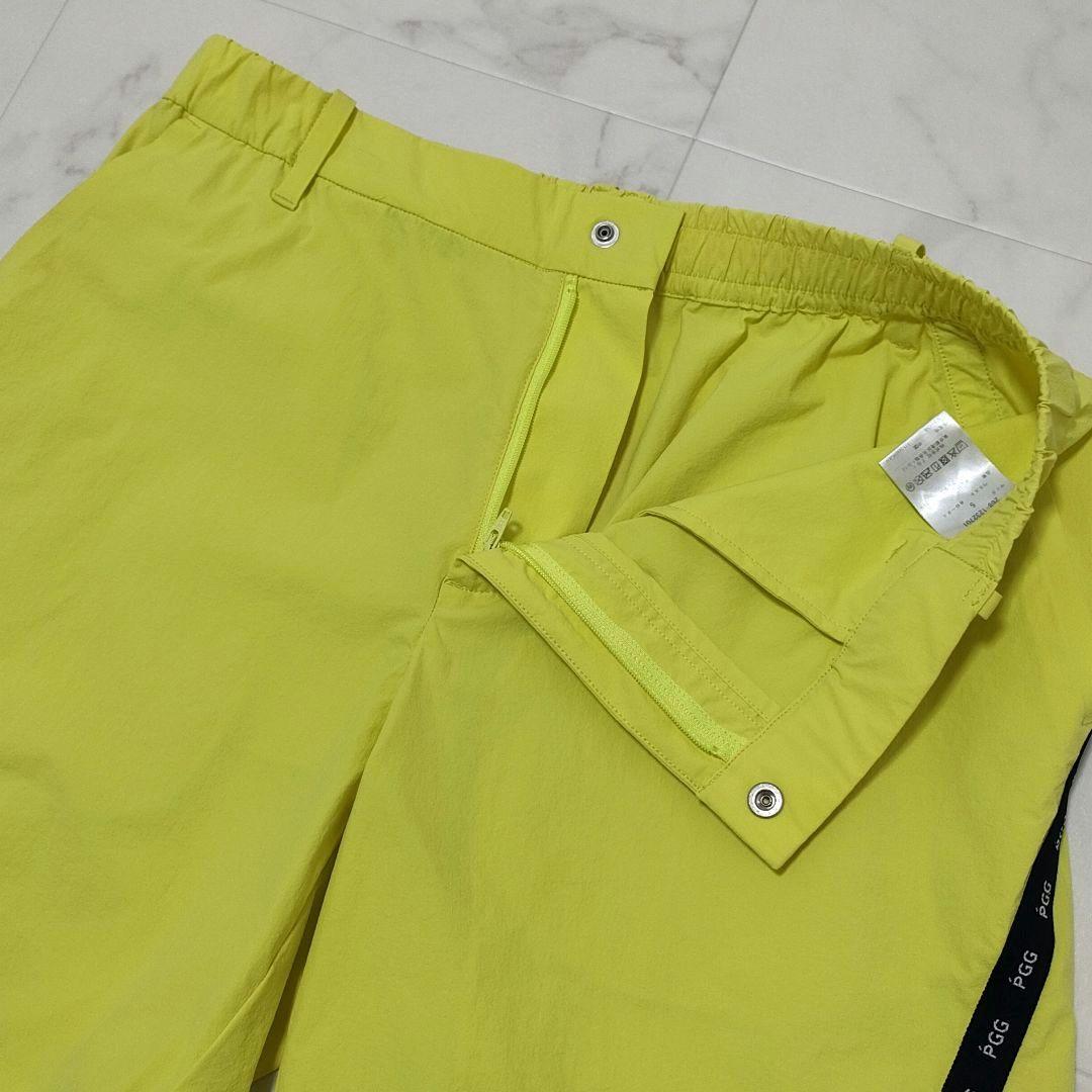 PGG　パーリーゲイツ　ナイロン　ショートパンツ　ストレッチ　イエロー　サイズ5