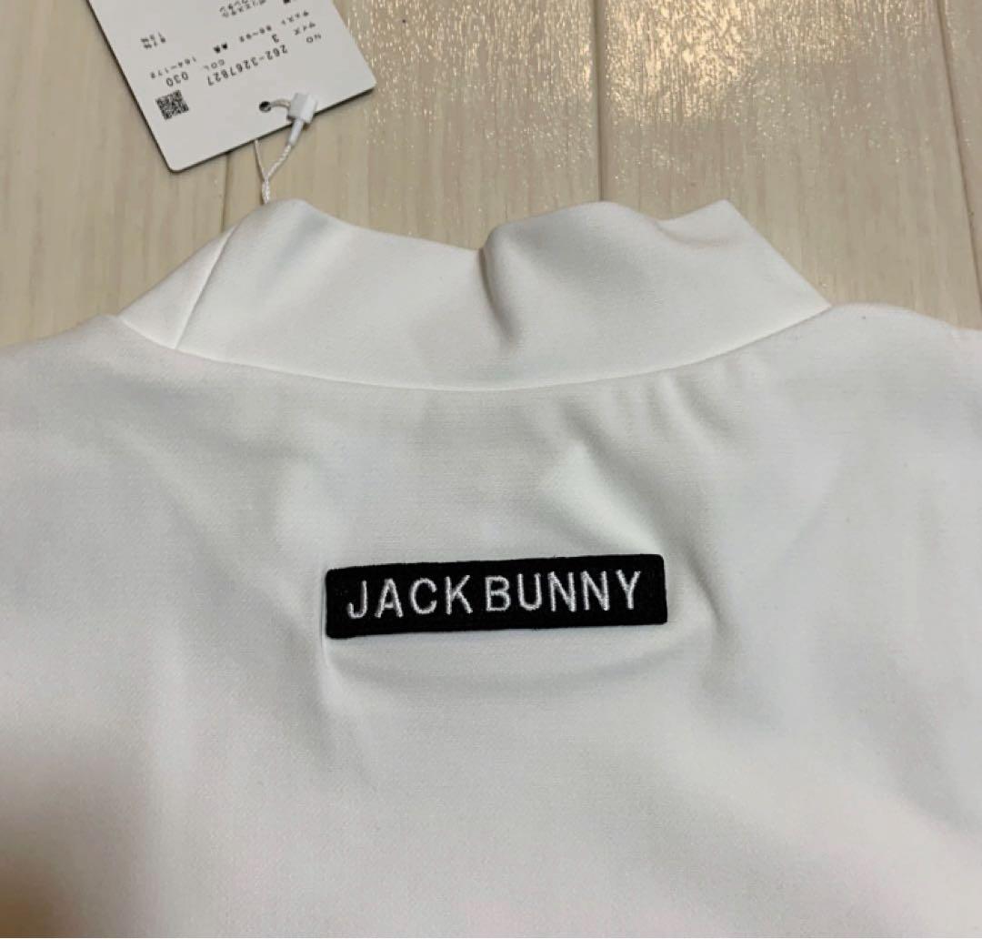 新品【ジャックバニー】メンズ　半袖モックネック　シャツ　6/LL ゴルフウェア