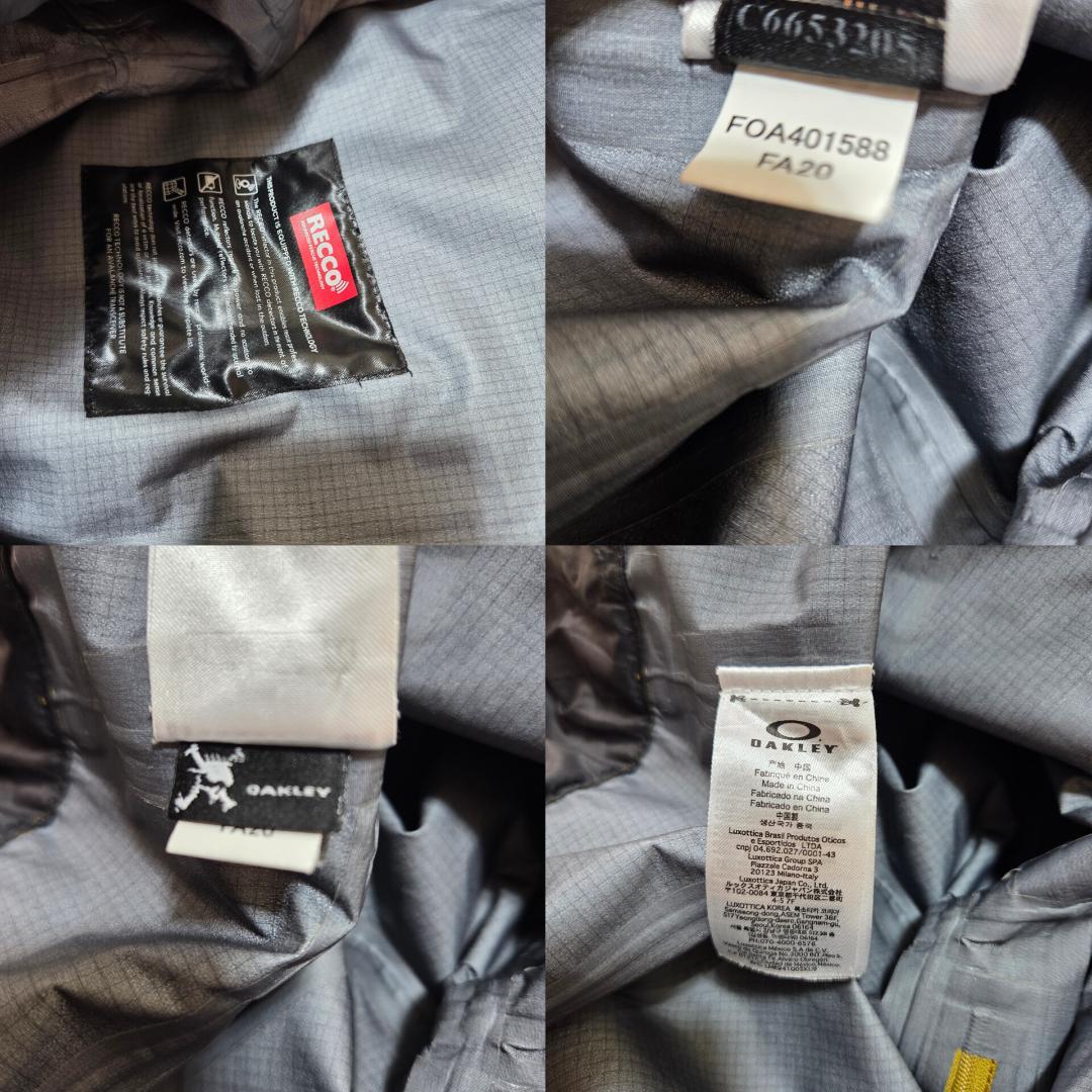 オークリー　スノーボード　スキー　ウェア　２XL　ゴアテックスプロ　マスタード