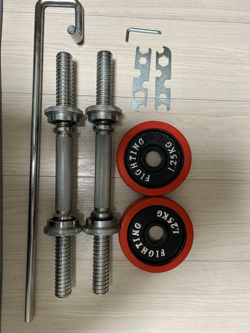 ハードベンチプレスセット ダンベル付