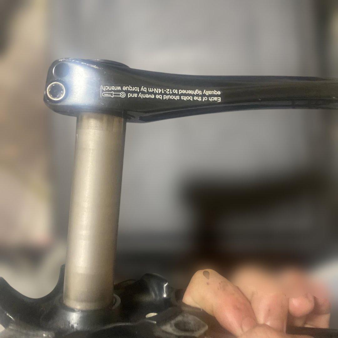 SHIMANO クランクセット 使用感あり