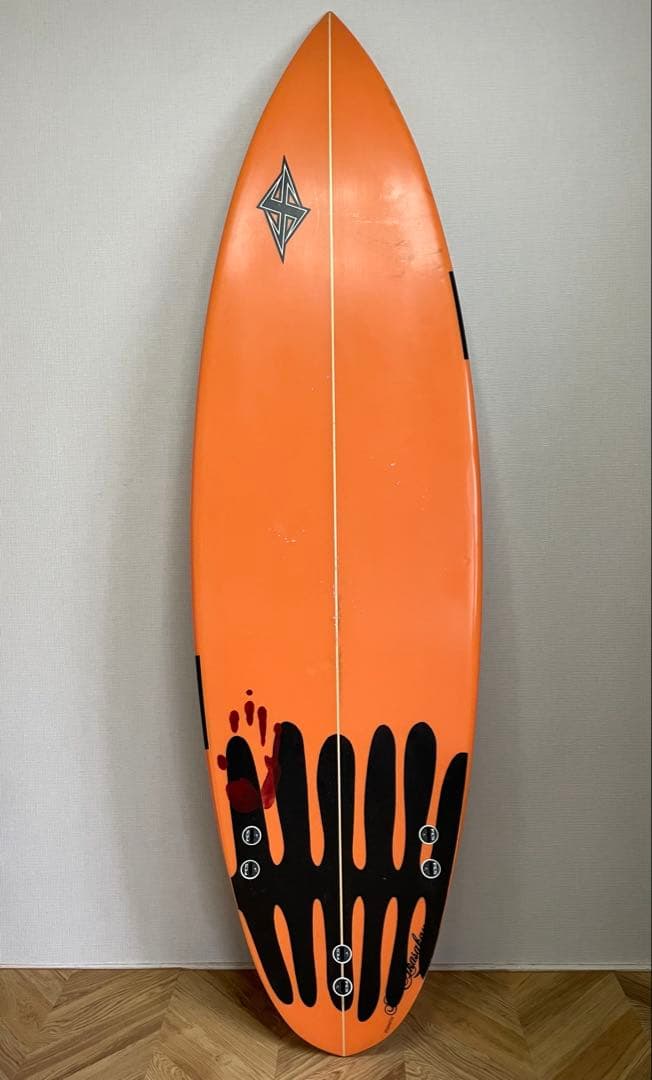 四国　stylishサーフボード　ショートボード　orange