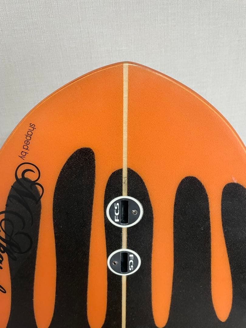 四国　stylishサーフボード　ショートボード　orange