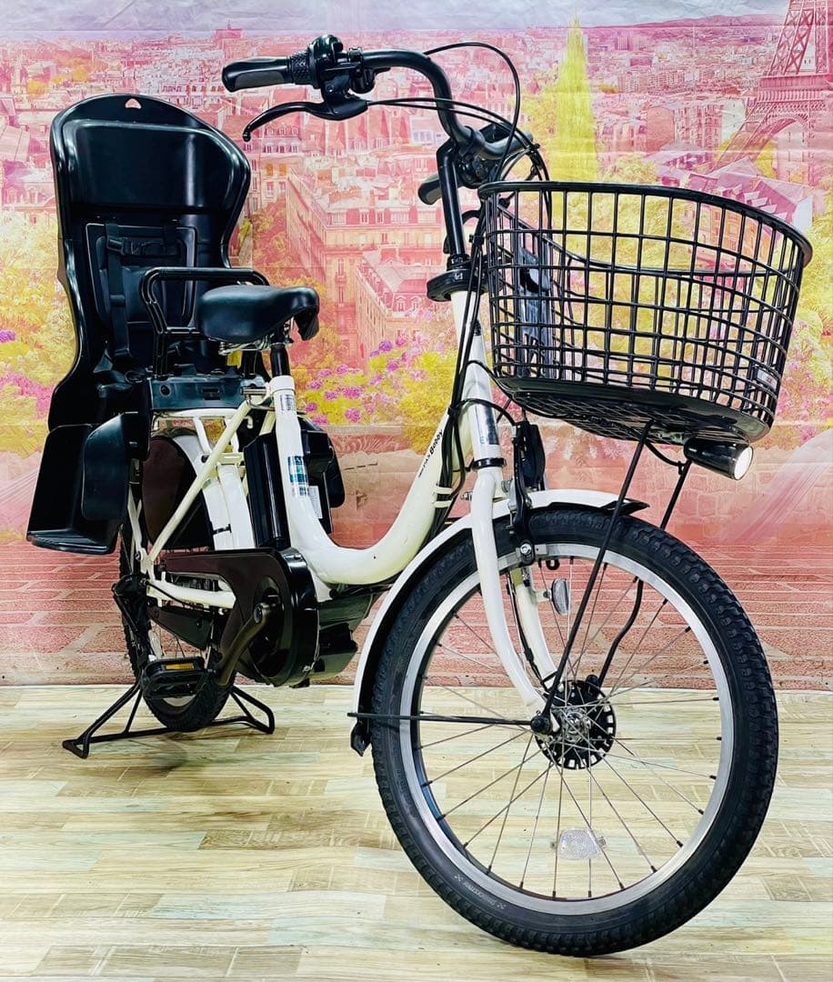 ZK3743 電動自転車 ヤマハ パスバビー 子供乗せ 20インチ 送料無料