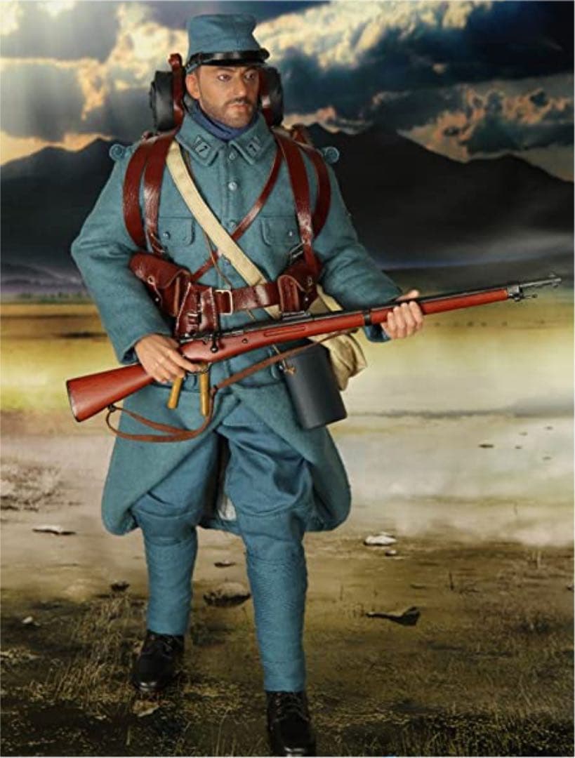 1/6 サイズ ミリタリー フィギュア 銃 兵士 第一次世界大戦 歴史 did
