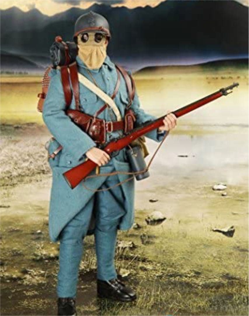 1/6 サイズ ミリタリー フィギュア 銃 兵士 第一次世界大戦 歴史 did