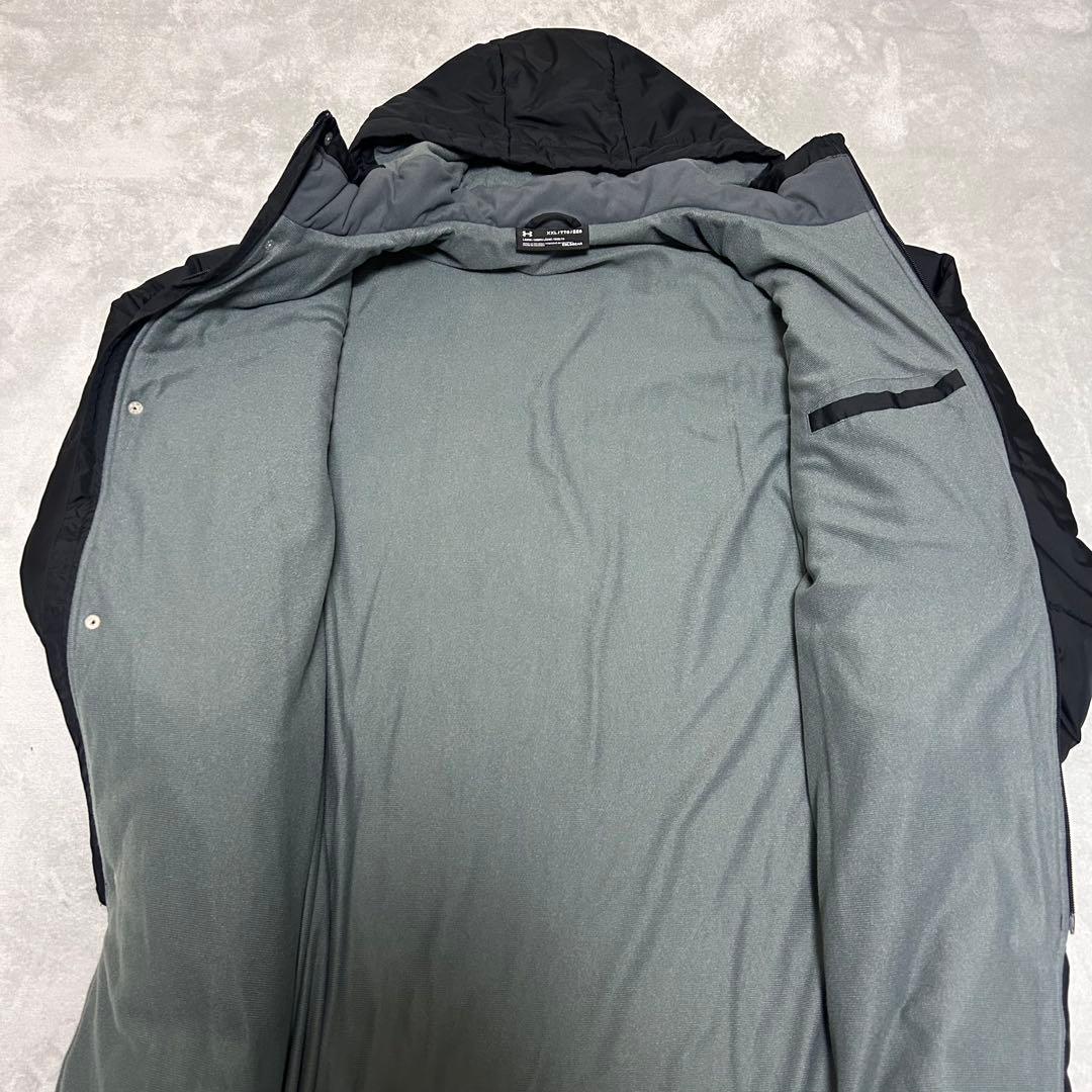 アンダーアーマー　UAビッグロゴ ロングコート　ベンチコート　XXL