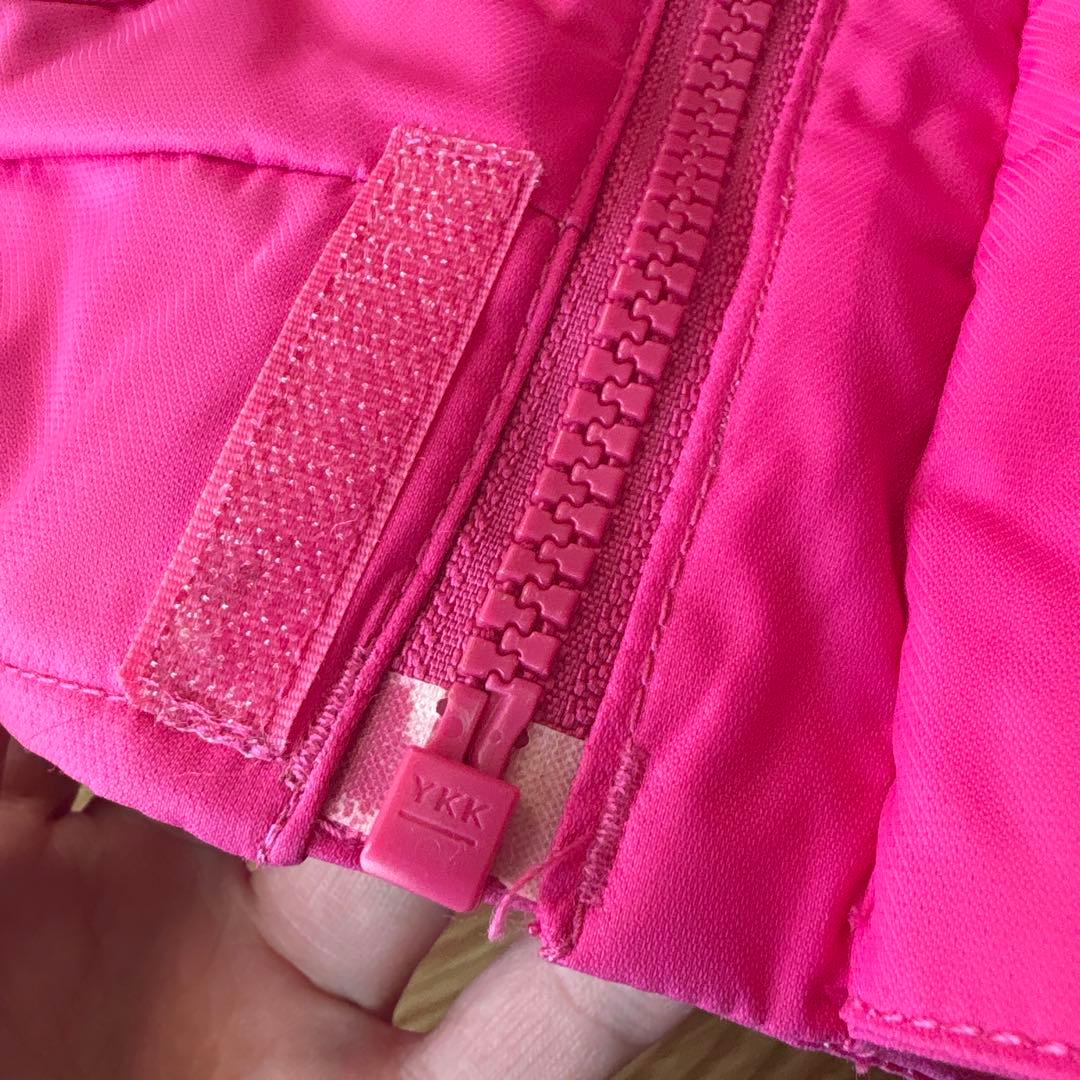 BURTON 子ども用 ピンク ドット柄 スノーウェア