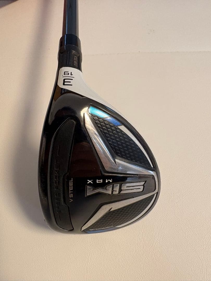 TaylorMade SIM MAX ユーティリティ 3番 19度 カバー付