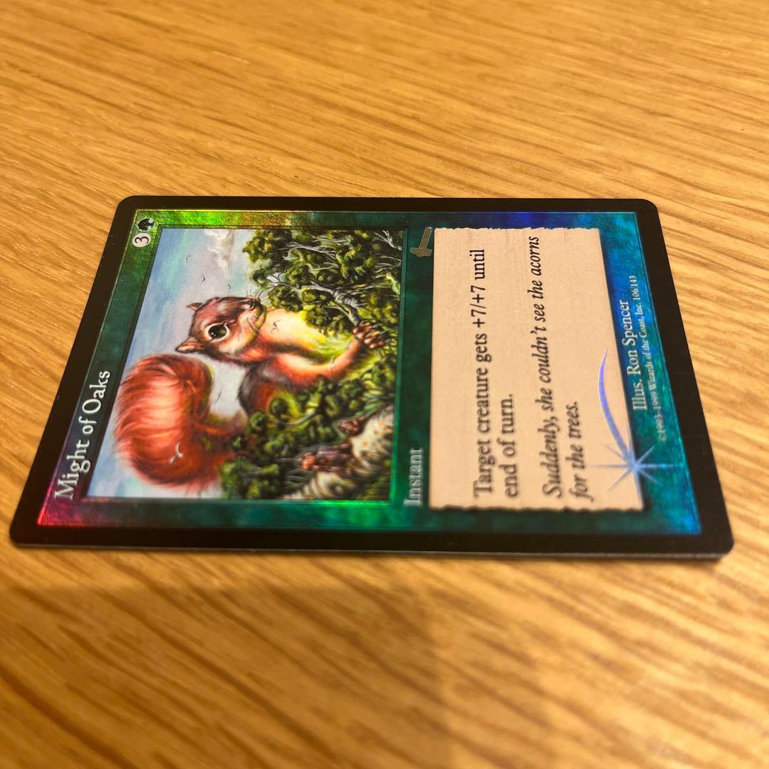 MTG foil 《樫の力/Might of Oaks》[ULG]