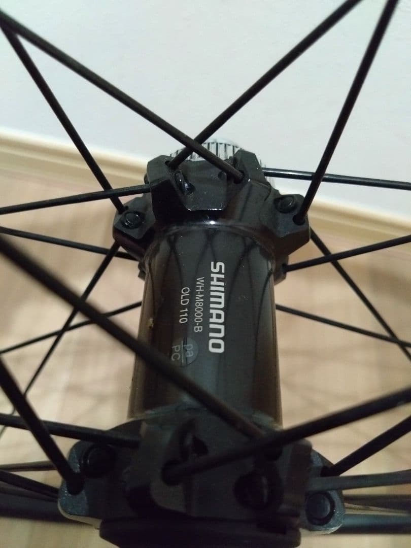 Shimano Deore XT 完組ホイール WH-M8000-B 前後セット