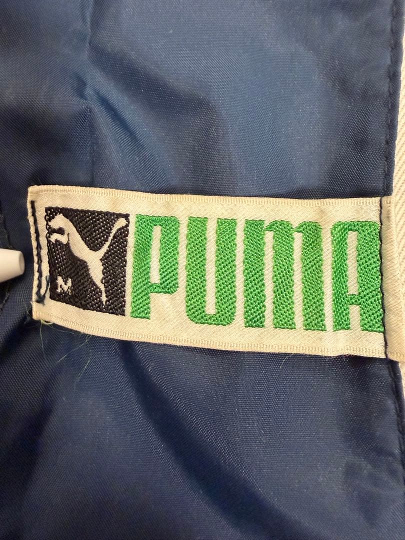 PUMA ウィンドブレーカー ジャンパー　ヴィンテージ　ネイビー　レア