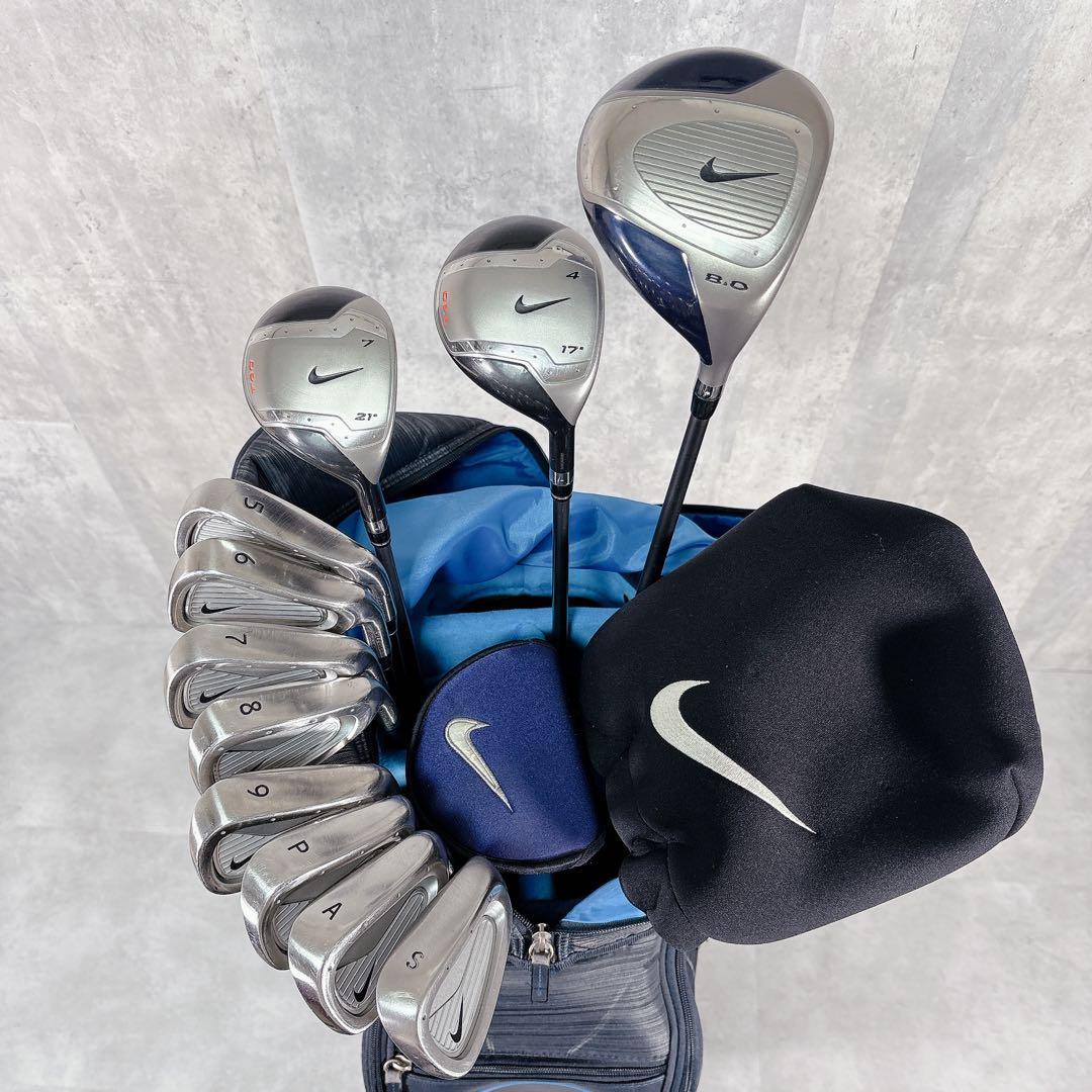 T197 NIKE ゴルフクラブ メンズ フルセット 13点 おしゃれ デニム