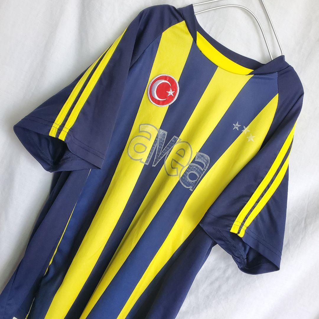 トルコ　フェネルバフチェ　ユニホーム ストライプ サッカー 黄紺