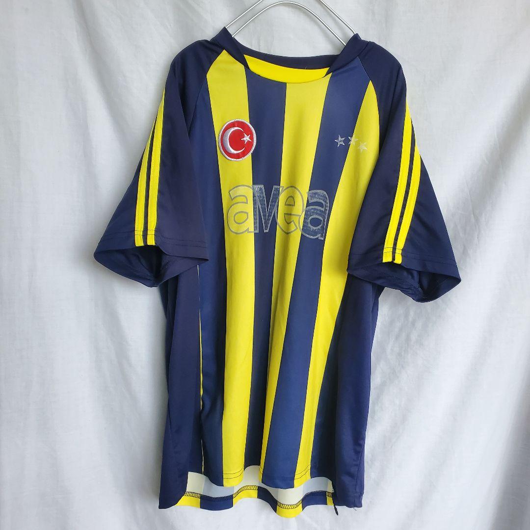 トルコ　フェネルバフチェ　ユニホーム ストライプ サッカー 黄紺