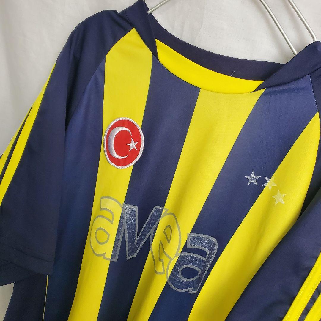 トルコ　フェネルバフチェ　ユニホーム ストライプ サッカー 黄紺