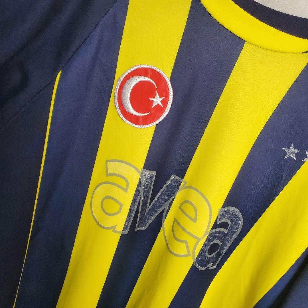 トルコ　フェネルバフチェ　ユニホーム ストライプ サッカー 黄紺