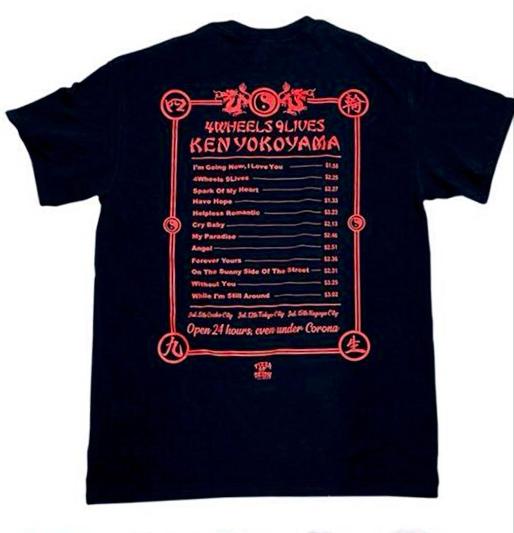 新品 KEN YOKOYAMA横山 健『4W9L』Ｔシャツ黒L ハイスタンダード