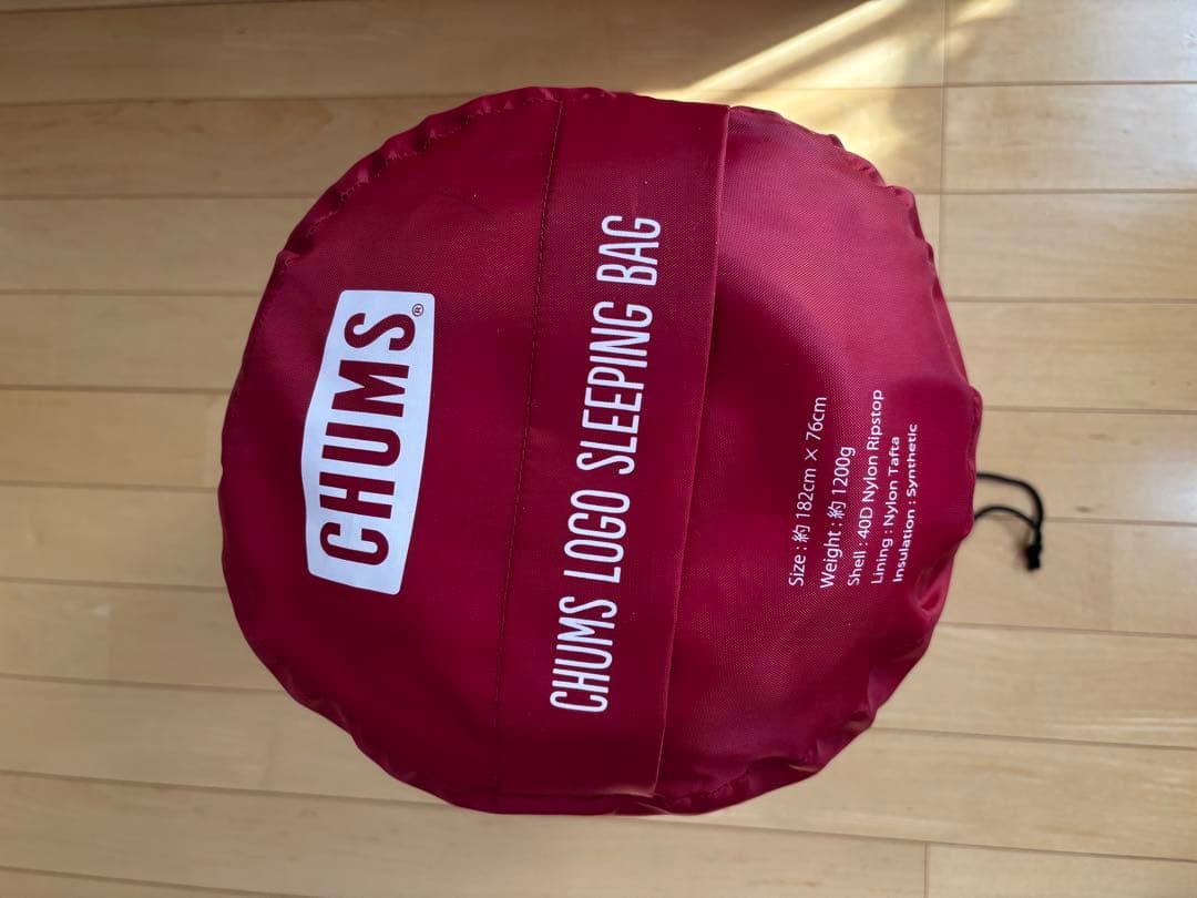 CHUMS LOGO SLEEPING BAG キャンプ　シュラフ　寝具