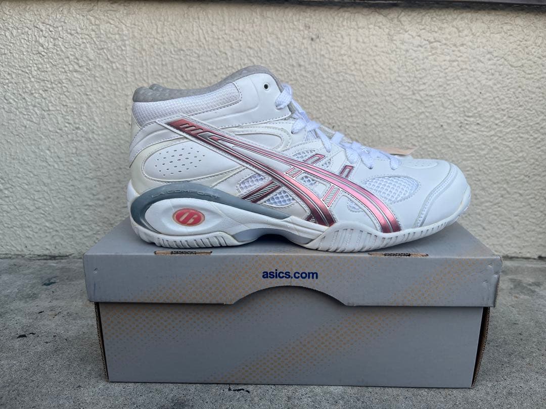 【新品】ASICS LADY GELFLASH3 26.5cm ホワイト/ピンク