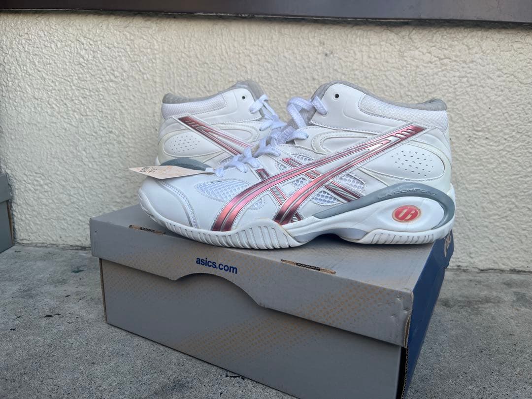 【新品】ASICS LADY GELFLASH3 26.5cm ホワイト/ピンク