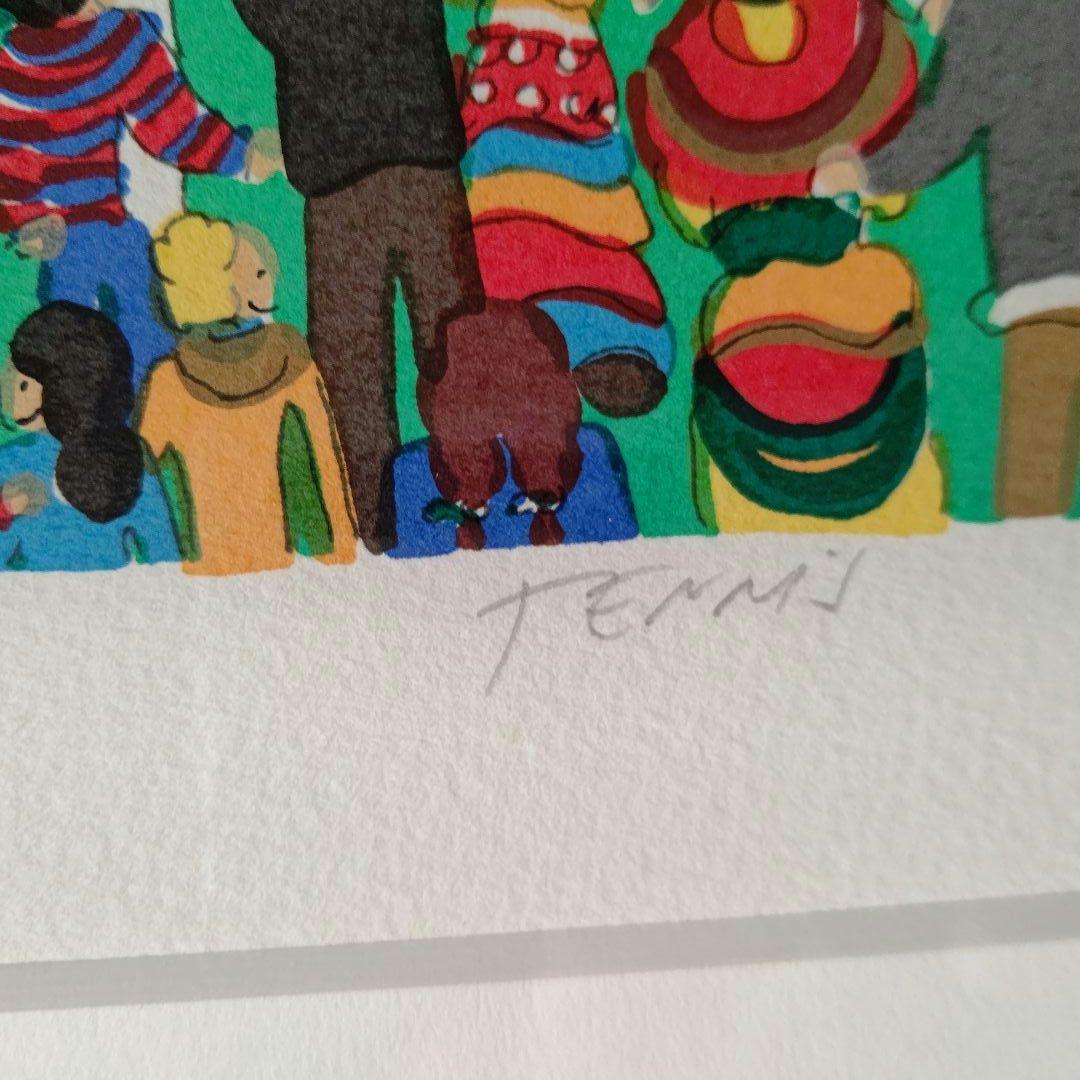 絵画　シルクスクリーン版画　額装品