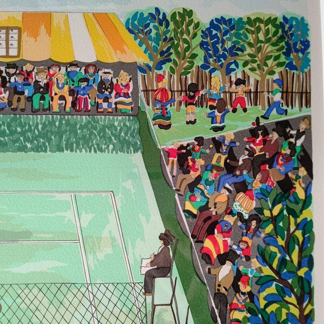 絵画　シルクスクリーン版画　額装品