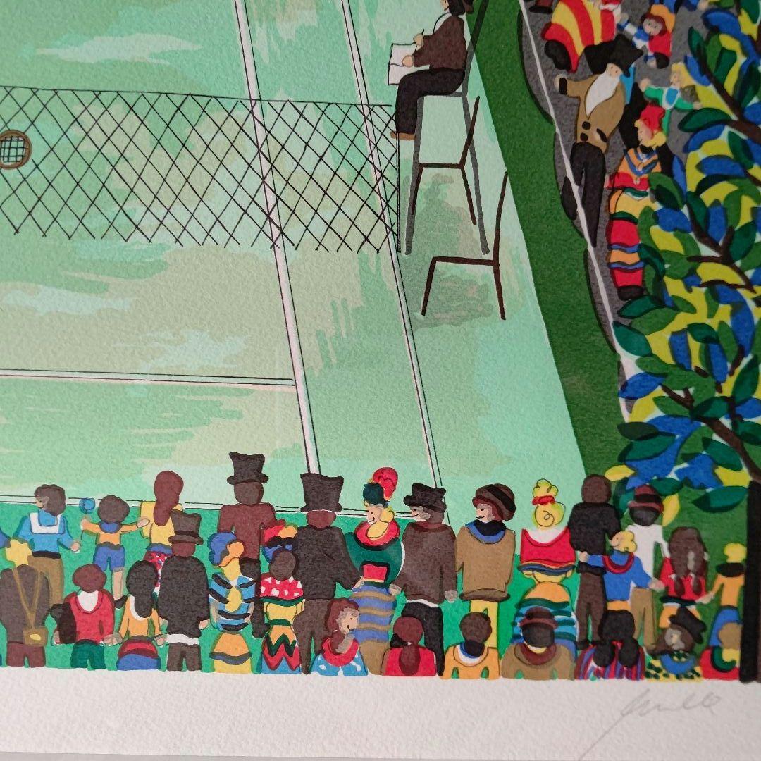 絵画　シルクスクリーン版画　額装品