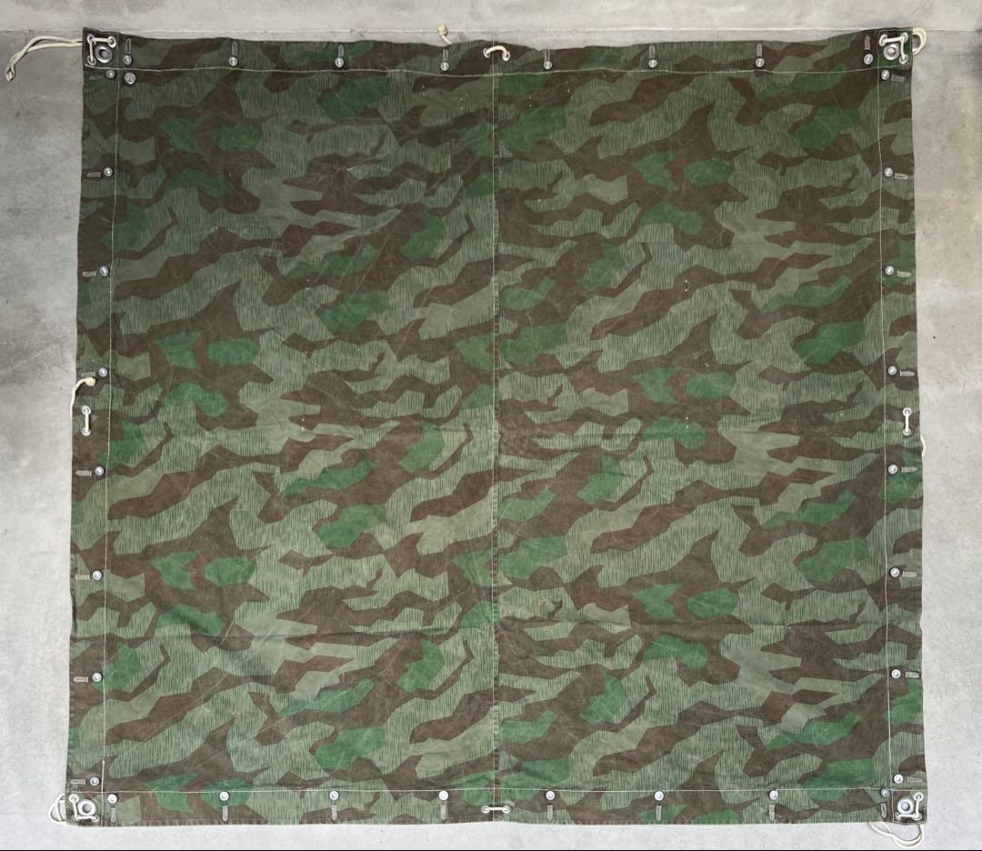 ①40s スイス軍幕 スプリンターカモ ツェルトバーン ミリタリー テント