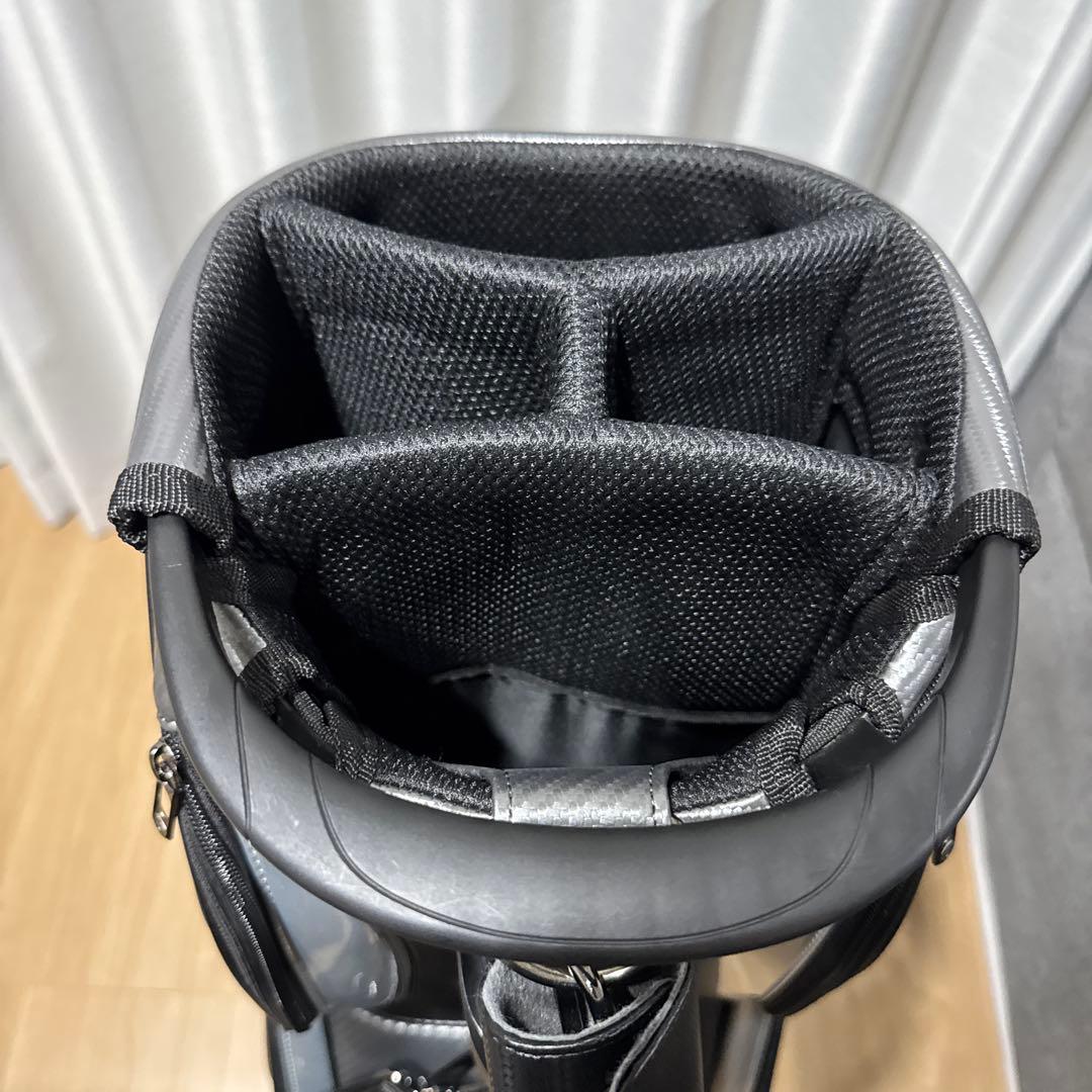テーラーメイド オーステック キャディバッグメンズ 25SS ブラック/ガンメタ