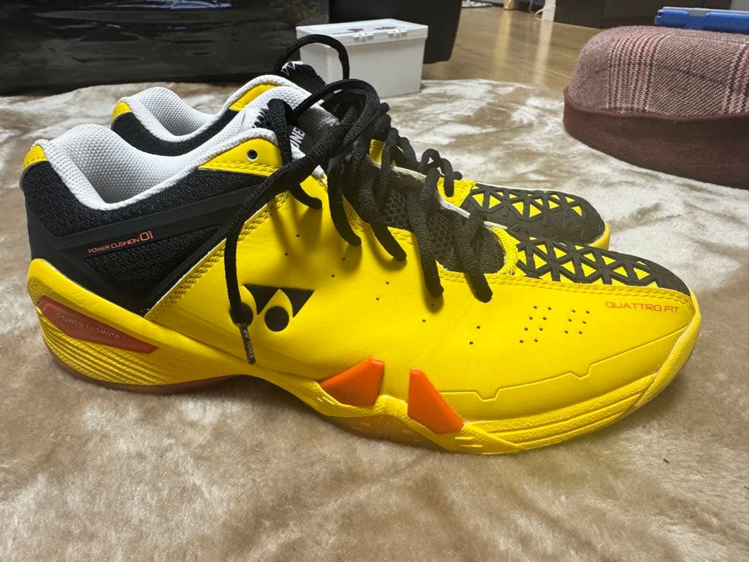 YONEX バドミントンシューズ US 11 イエロー/ブラック