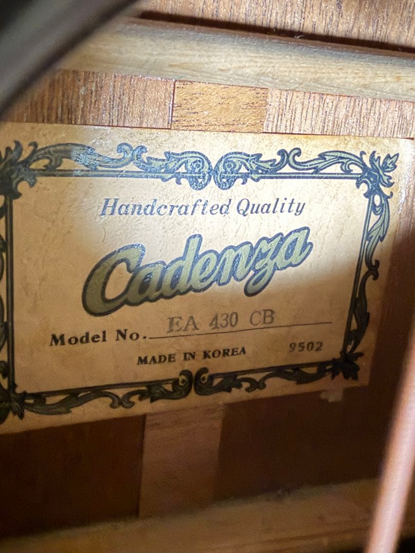 Cadenza EA 430 CB エレクトリックアコースティックギター