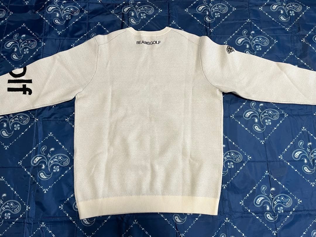 【美品】BEAMS GOLF ロゴニット S ゴルフ