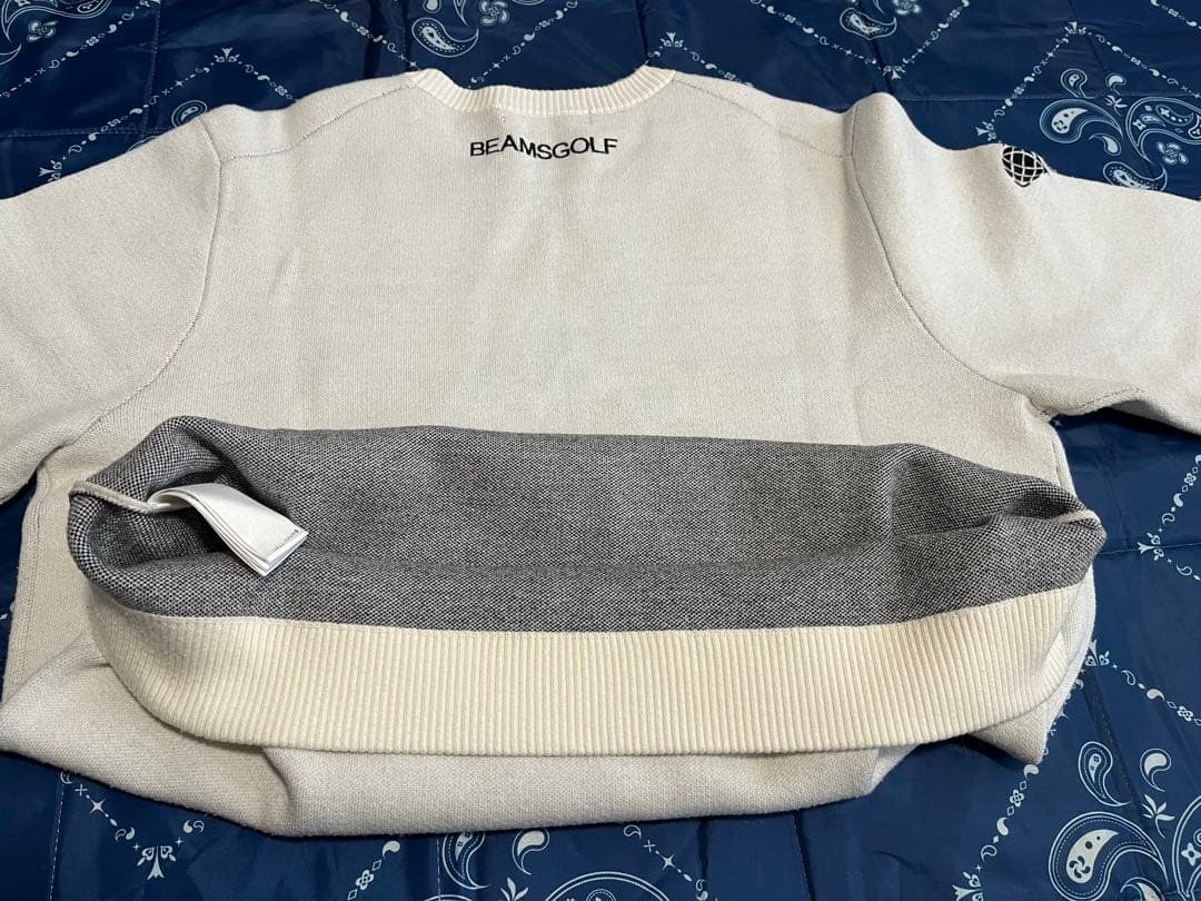 【美品】BEAMS GOLF ロゴニット S ゴルフ