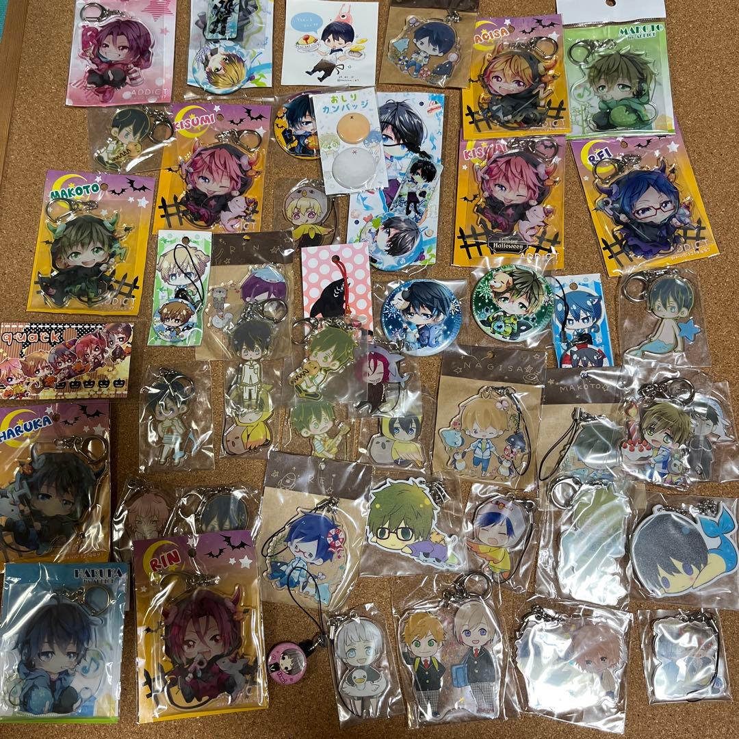 free! ハイスピード　アクリル　缶バッジ　グッズ まとめて
