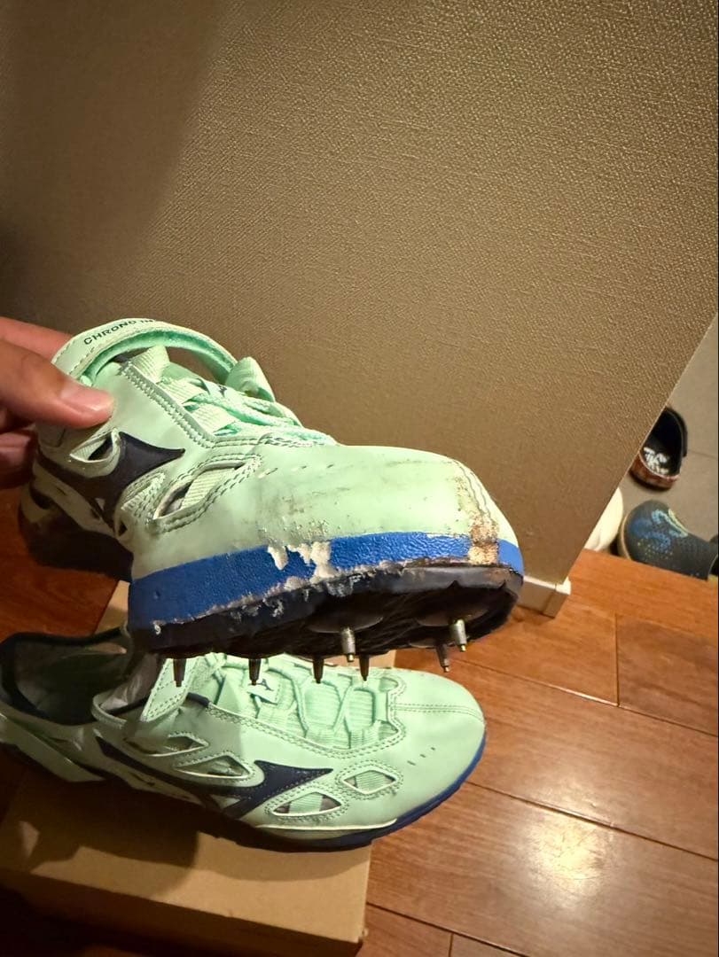 Mizuno スパイクシューズ ミントグリーン