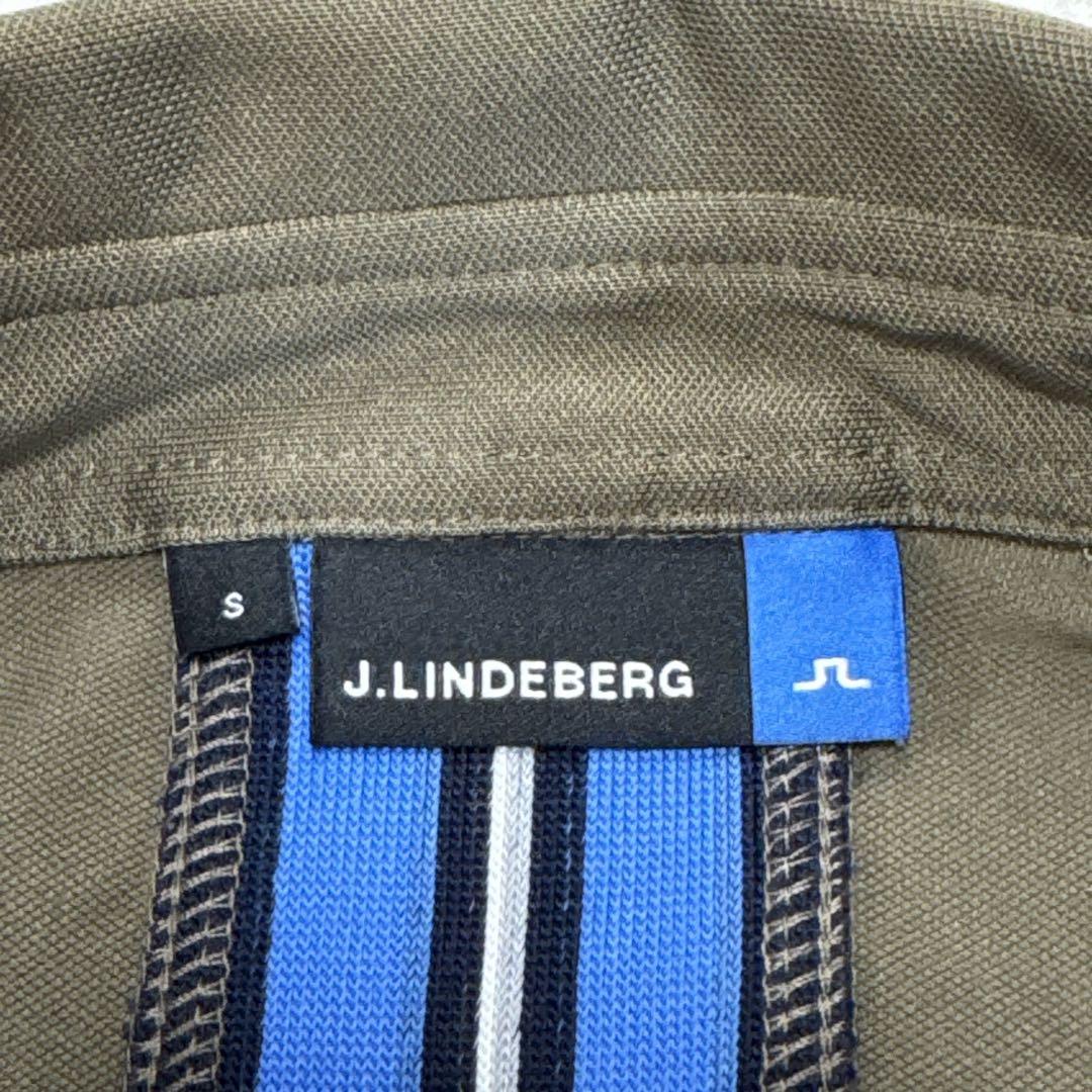 美品⭐️J.LINDEBERG ジェイリンドバーグ 半袖 ポロシャツ S ブラウン