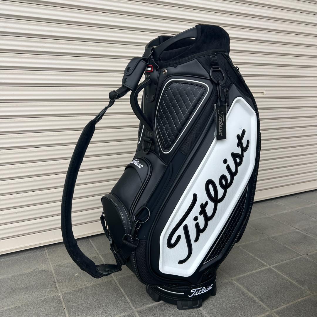 【ほぼ新品】タイトリスト 9.5型 3点式 ツアーキャディバッグ ブラック