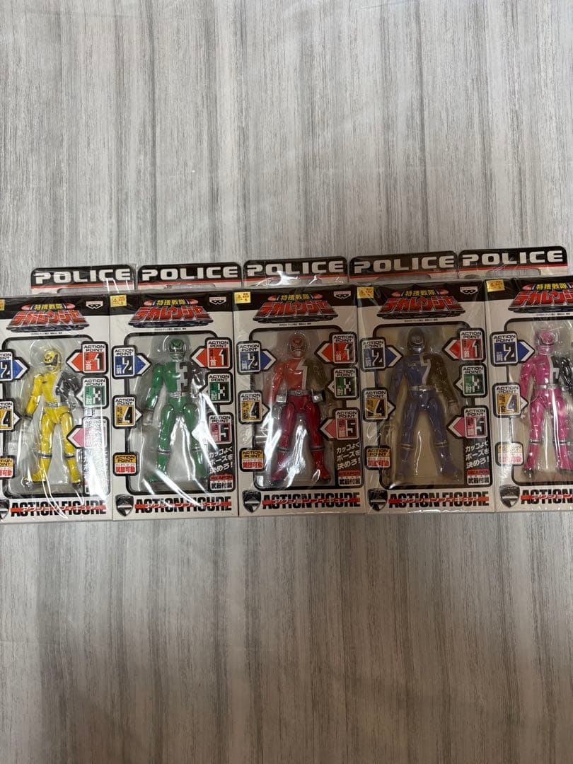 希少　新品未開封　デカレンジャー　フィギュア　当時物