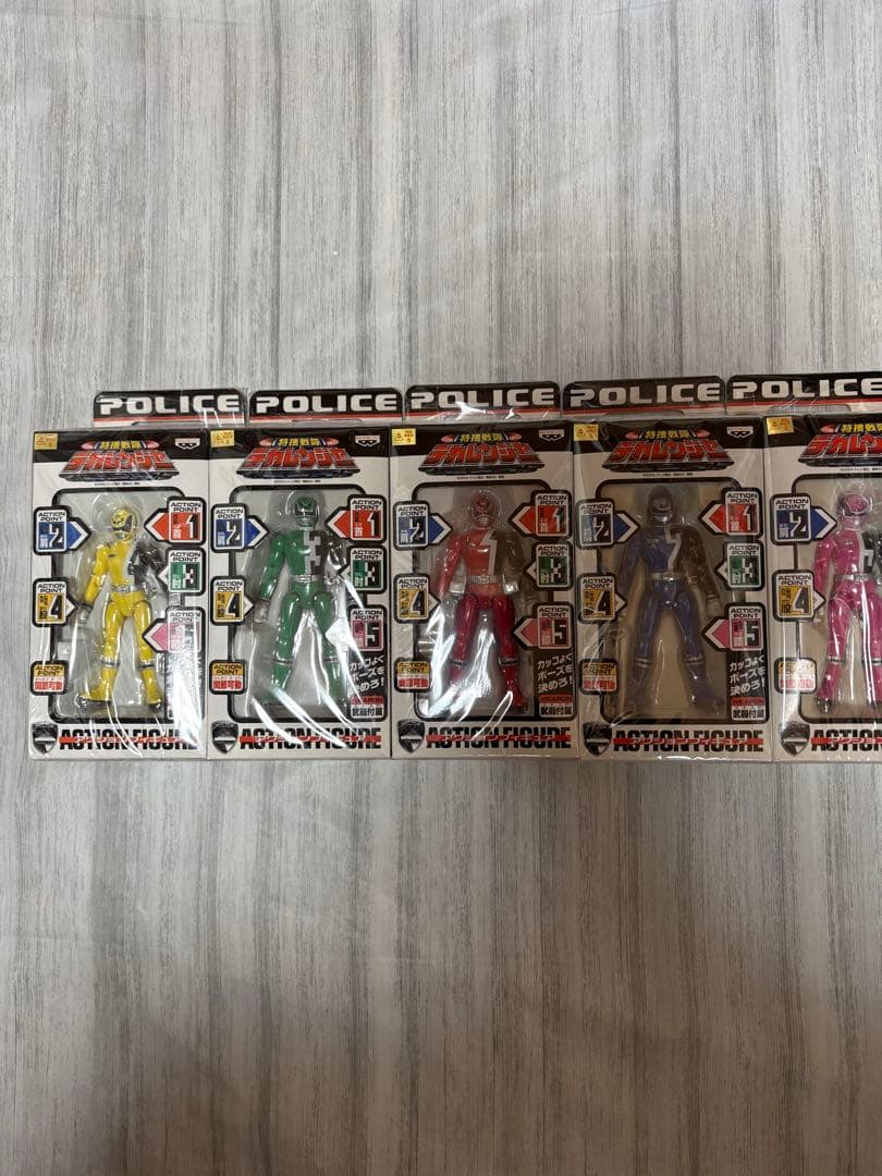 希少　新品未開封　デカレンジャー　フィギュア　当時物