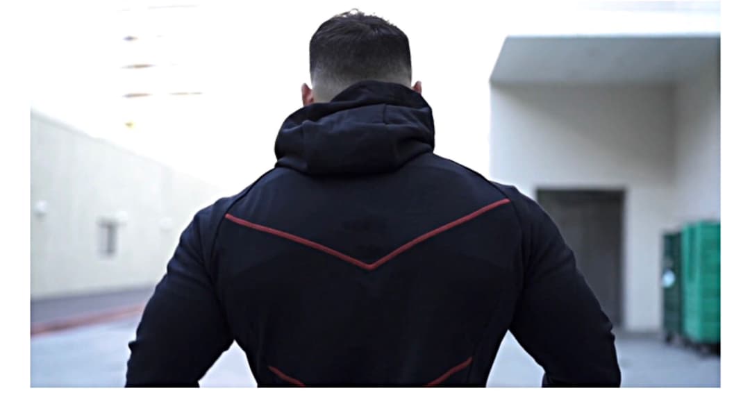 HERA x HERO ARROW HOODIE フーディBLACK x RED