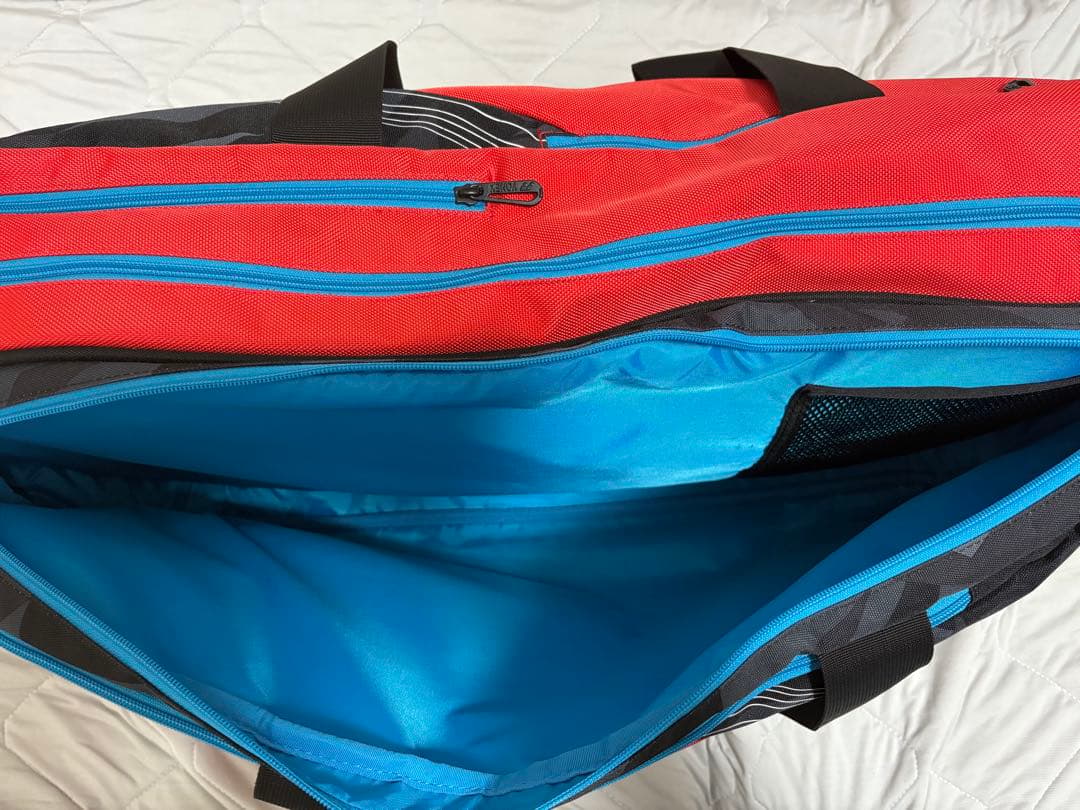 YONEX バドミントンバッグ 大容量 レッド