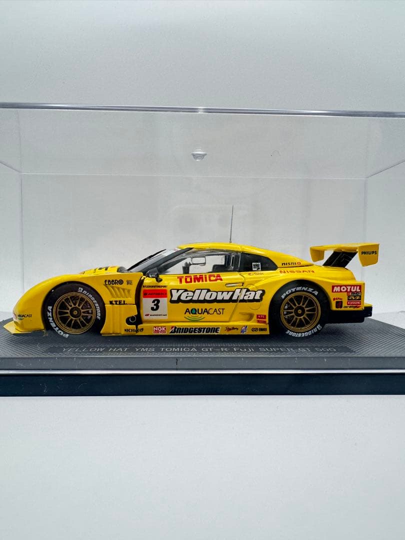 エブロ 1/43 イエローハット トミカ GT-R 2008 富士 優勝車 絶版