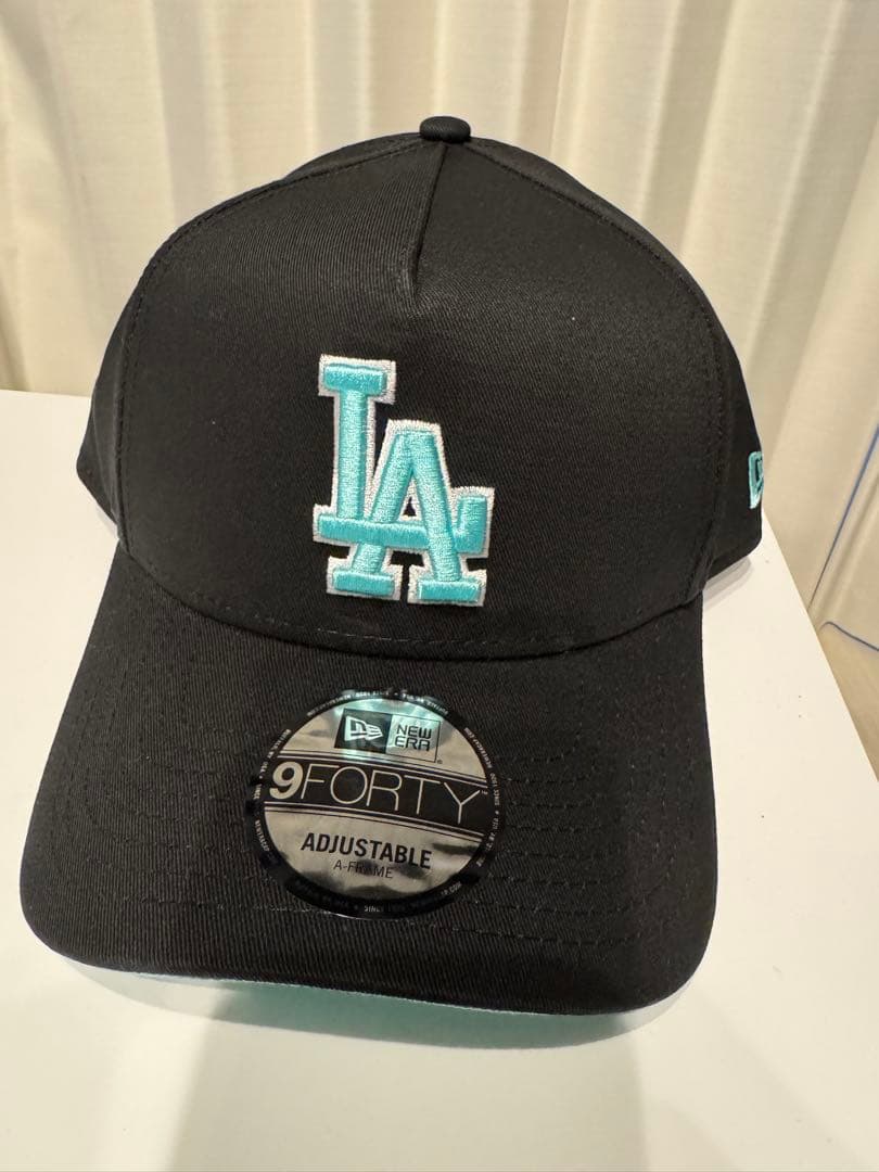 New Era ティファニーブルー　LAドジャースキャップ 黒 【海外限定】
