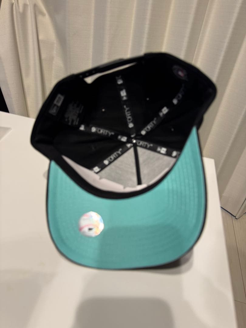 New Era ティファニーブルー　LAドジャースキャップ 黒 【海外限定】