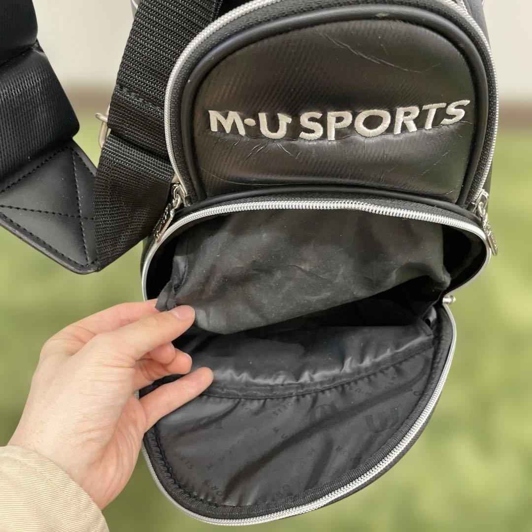 【M・U SPORTS 】キャディバッグ ゴルフティー付き