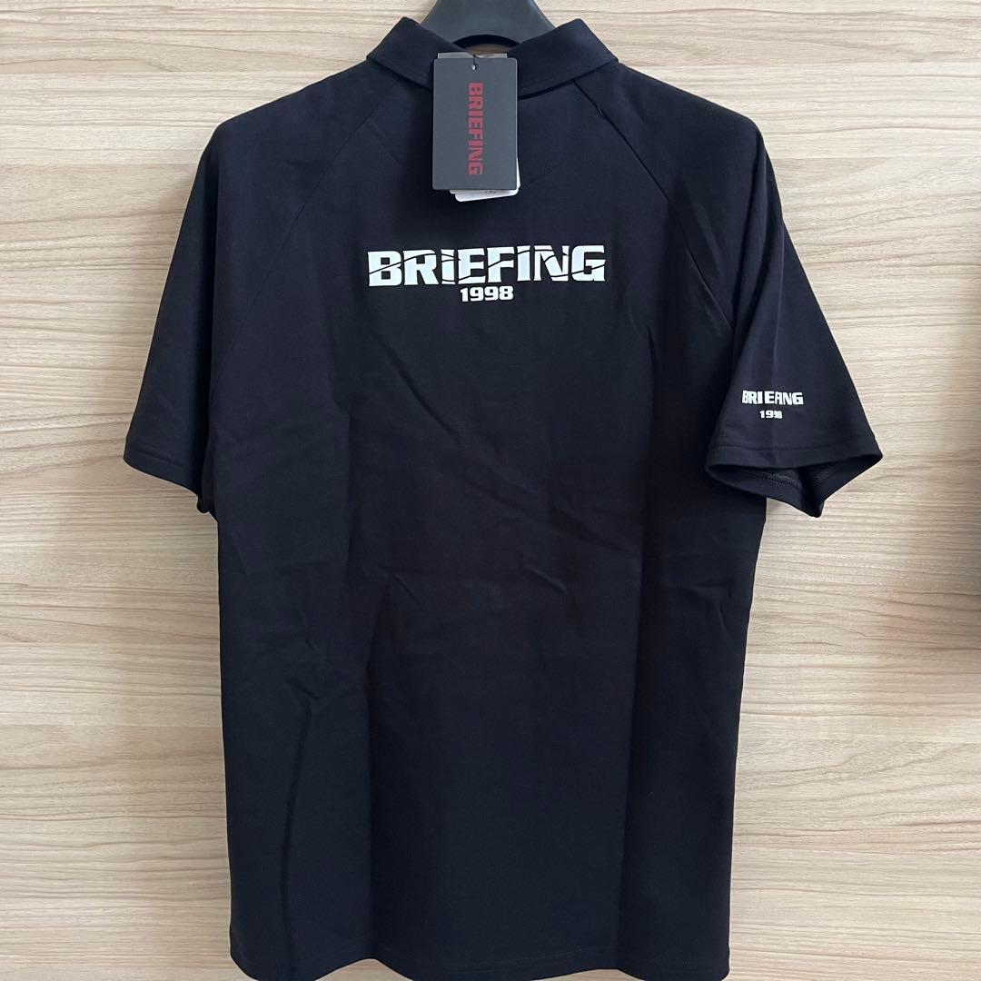 新品★50,600円 BRIEFING 上下２枚ポロシャツ＆ハーフパンツ黒青 S